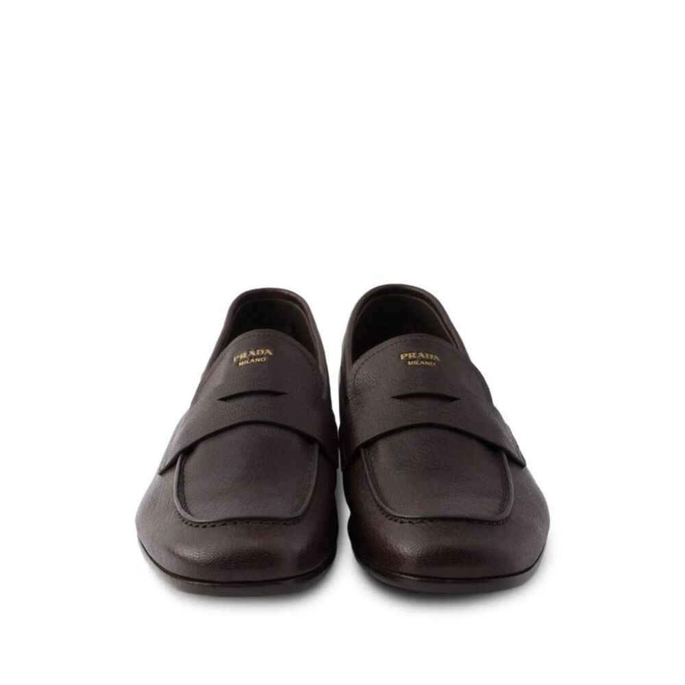 Prada Men Leather Loafers With Band - Picture 3 of 5